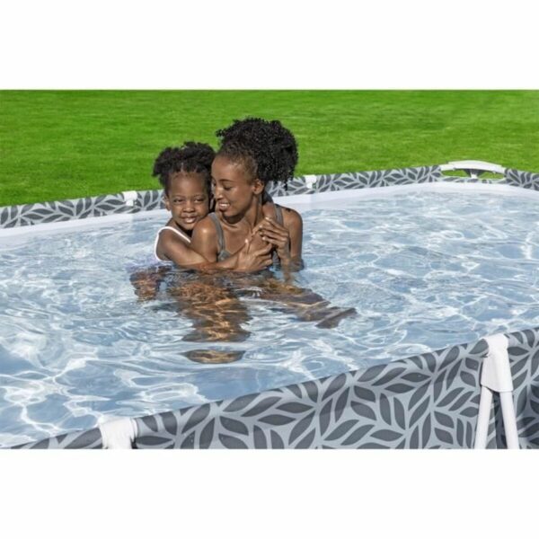 Aufblasbarer Pool Bestway Steel Pro Blau Grau – Bild 4