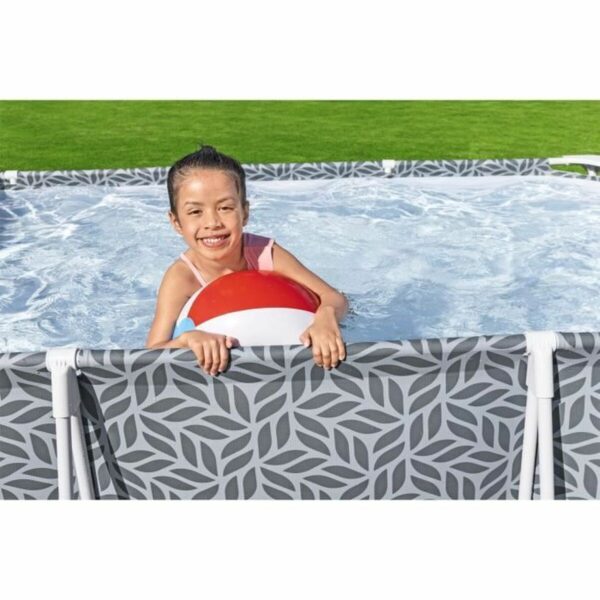 Aufblasbarer Pool Bestway Steel Pro Blau Grau – Bild 5
