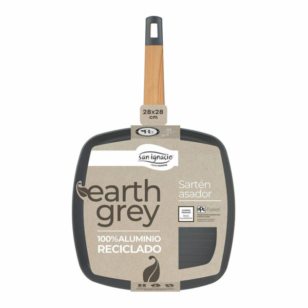 Grillofen San Ignacio Earth Grey SG-6754 Grau Aluminium 28 x 28 cm – Bild 5