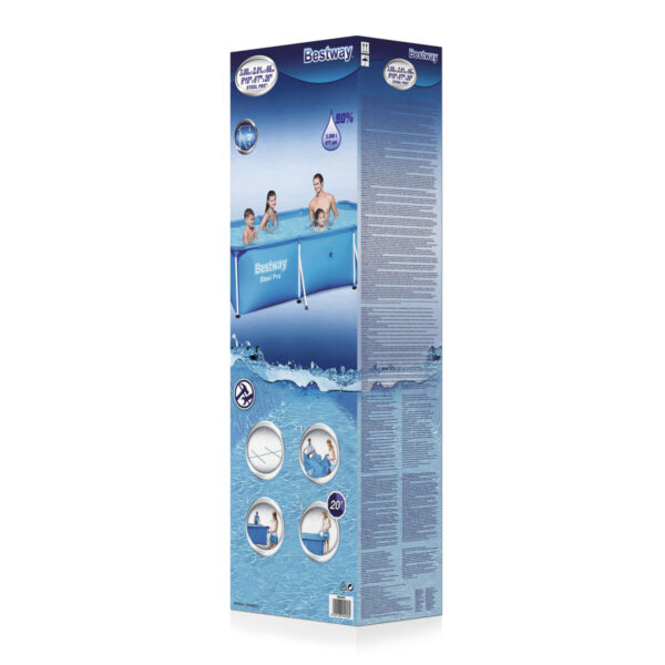 Schwimmbad Abnehmbar Bestway Steel Pro 3 x 2,01 x 0,66 m – Bild 2