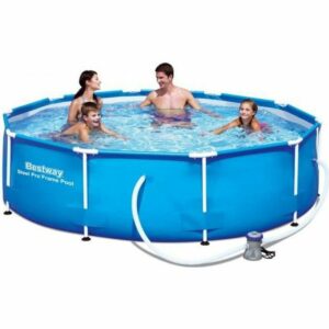 Bestway Steifes Erwachsenenpool mit Filter 305×76 cm Garten 56679
