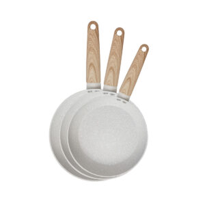 Pfannen-Set San Ignacio Creme Ø 18 x 4 cm Ø 22 x 5 cm Ø 26 x 5 cm 3 Stücke