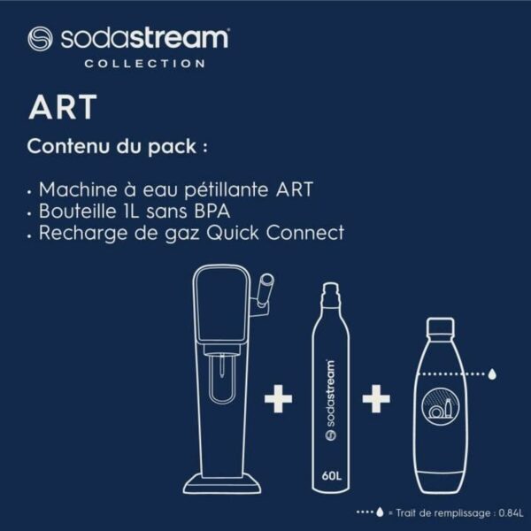 Soda-Wassersprudler sodastream ART Mandarine 1 L – Bild 3