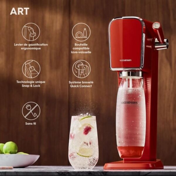 Soda-Wassersprudler sodastream ART Mandarine 1 L – Bild 4