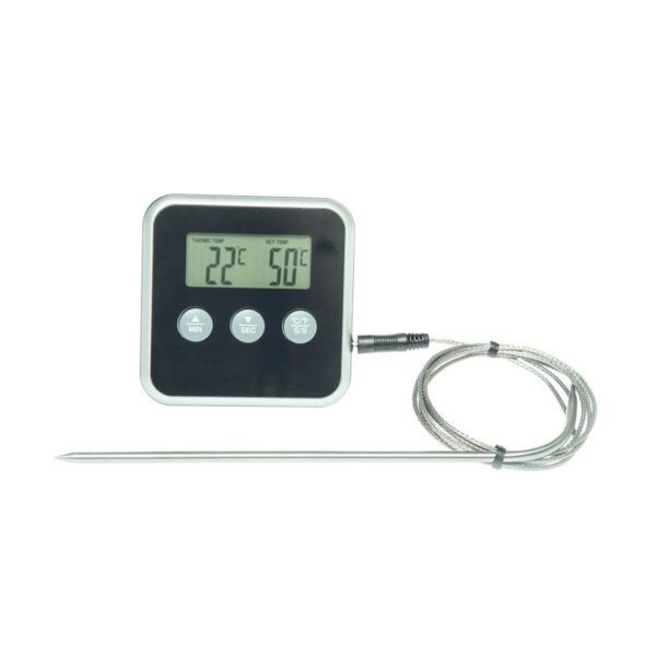 Fleisch-Thermometer Electrolux E4KTD001 Silikon Edelstahl 8 x 8 x 32 cm – Bild 2