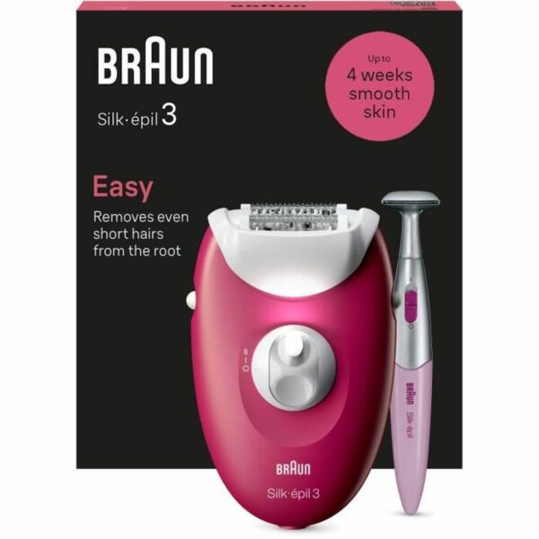 Elektrischer Epilierer Braun 3-202 Pink – Bild 2