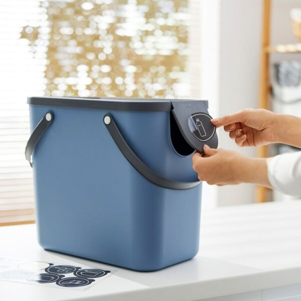 Behälter Rotho Albula Blau 25 L rechteckig – Bild 2