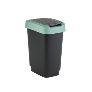 Mülltonne Rotho Twist Green grün Kunststoff 50 L
