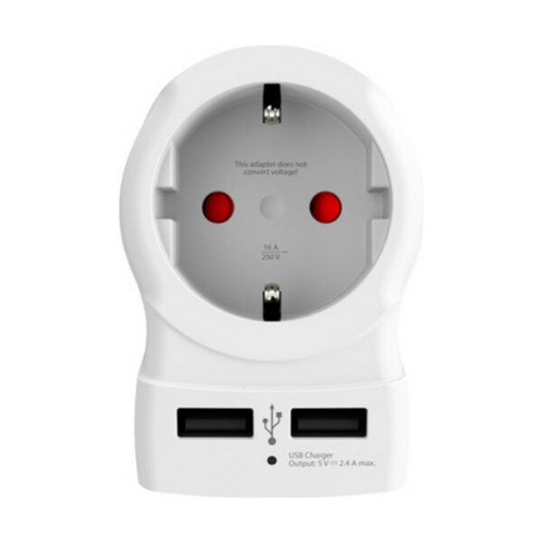 Netzadapter Skross 1500280 USB x 2 Europäisch United Kingdom – Bild 2