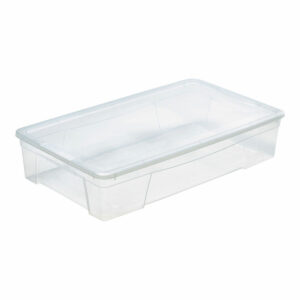 Aufbewahrungsbox mit Deckel Mondex Space Box Durchsichtig Polypropylen 34 L 70,5 x 42 x 15,5 cm