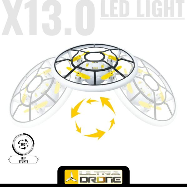 Ferngesteuerte Drohne Mondo Ultradrone X13 LED Leicht – Bild 6