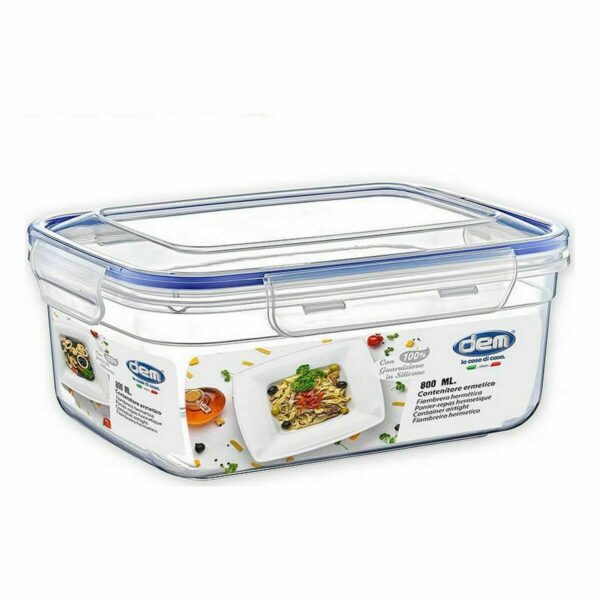 Lunchbox hermetisch Dem rechteckig 800 ml 17 x 13 x 8 cm (12 Stück) – Bild 2