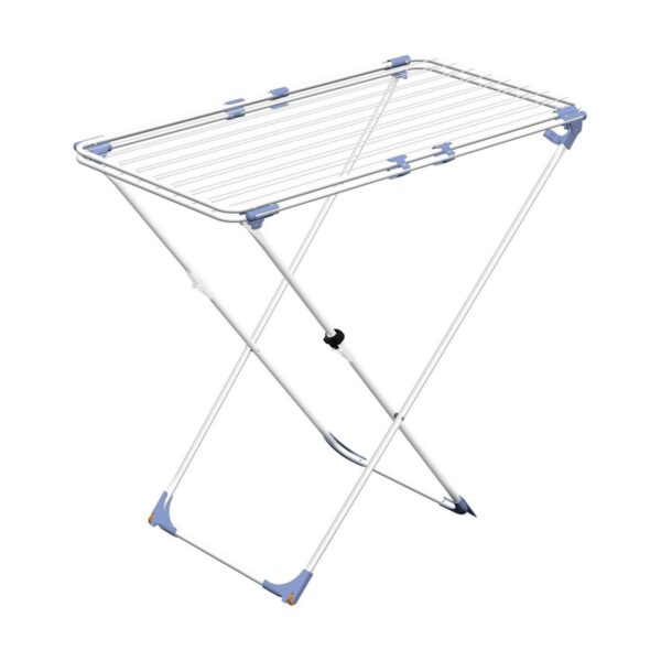 Wäscheständer Gimi Duo Edelstahl 209 x 60 x 97 cm Weiß Ausziehbar – Bild 2