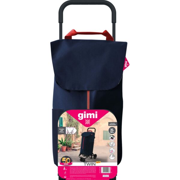 Warenkorb Gimi Blau 56 L 41 x 53 x 92 cm – Bild 2