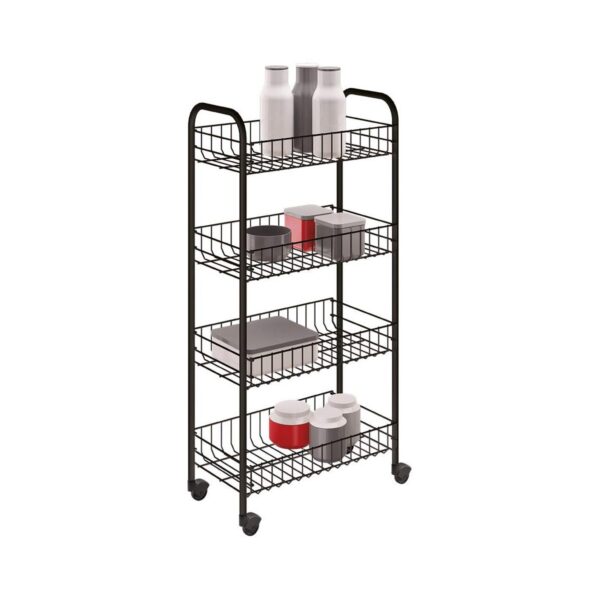 Mehrzweckwagen Metaltex Pisa 41 x 23 x 84 cm – Bild 2