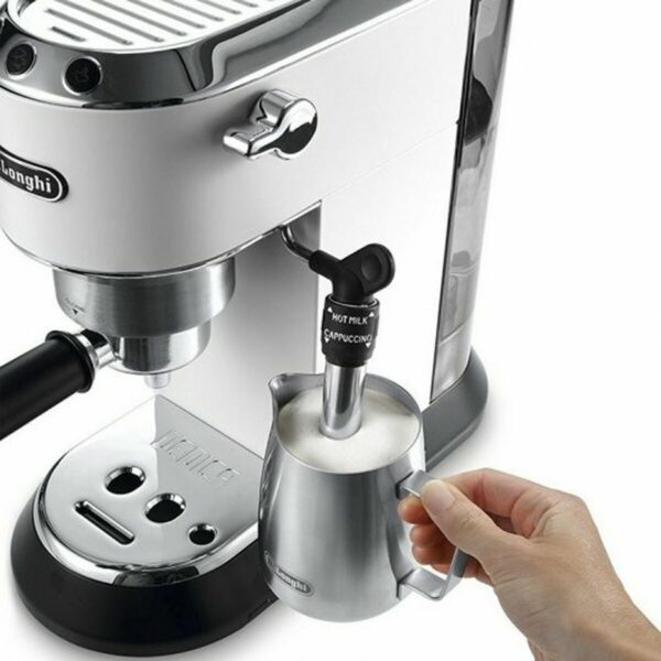 Manuelle Express-Kaffeemaschine DeLonghi EC 685.W 1300 W Weiß Schwarz Silberfarben 1300 W 15 bar 1,1 L – Bild 2