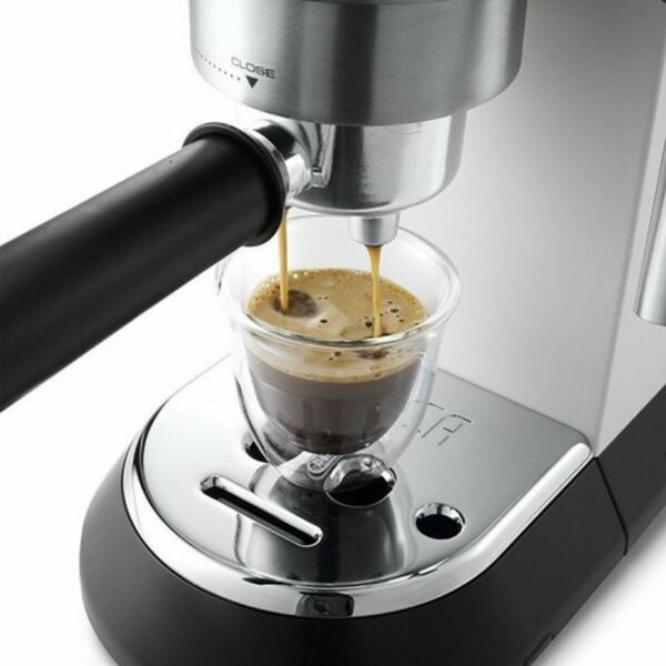Manuelle Express-Kaffeemaschine DeLonghi EC 685.W 1300 W Weiß Schwarz Silberfarben 1300 W 15 bar 1,1 L – Bild 3