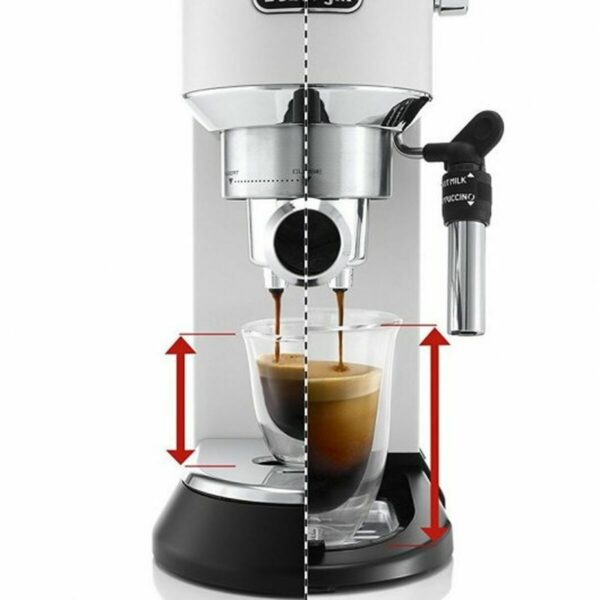 Manuelle Express-Kaffeemaschine DeLonghi EC 685.W 1300 W Weiß Schwarz Silberfarben 1300 W 15 bar 1,1 L – Bild 4