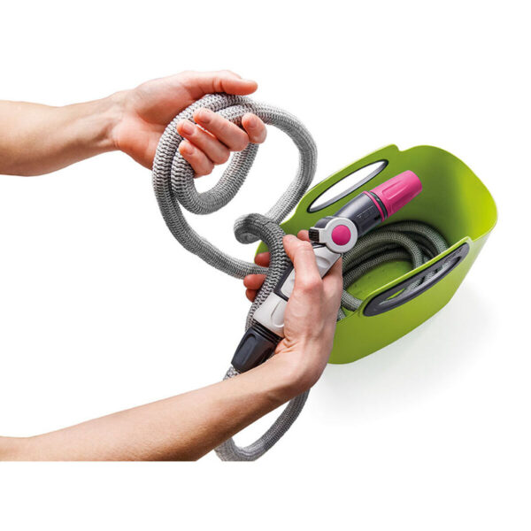 Schlauch-Set mit Zubehör GF Garden Aquapop gf80287603 Ausziehbar Korb Neongrün Kunststoff 30 m – Bild 2