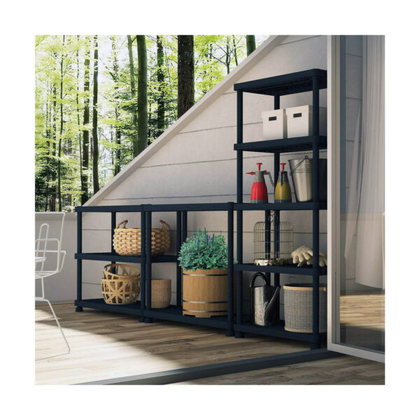Regal Terry S-4 Harz 4 Regale (60 x 30 x 132 cm) – Bild 4