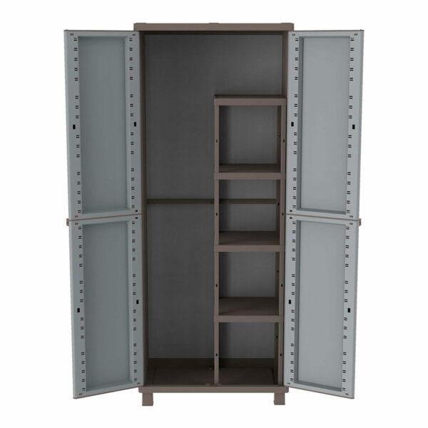 Escobero Schrank. Terry Jrattan 368 Grau 68 x 37,5 x 170 cm Kunststoff 4 Regale – Bild 3