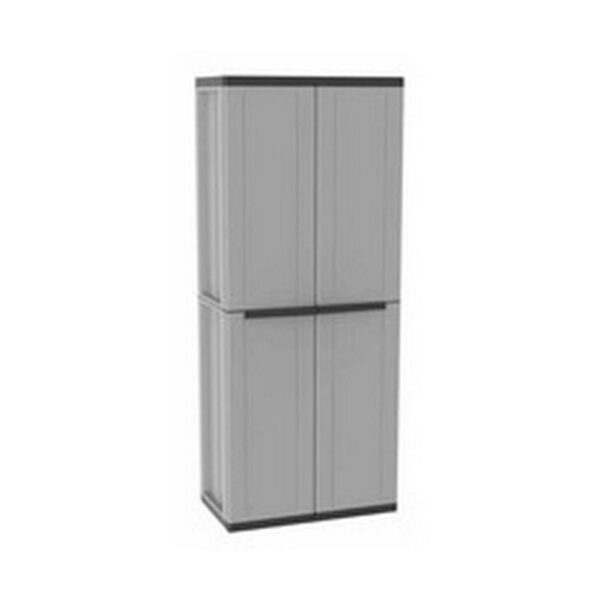 Garderobe Terry jline268 Schwarz Schwarz/Grau Harz Kunststoff 68 x 37,5 x 163,5 cm – Bild 2