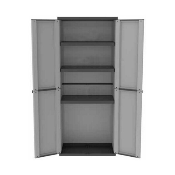 Garderobe Terry jline268 Schwarz Schwarz/Grau Harz Kunststoff 68 x 37,5 x 163,5 cm – Bild 3