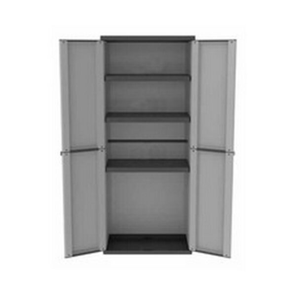Garderobe Terry jline268 Schwarz Schwarz/Grau Harz Kunststoff 68 x 37,5 x 163,5 cm – Bild 4