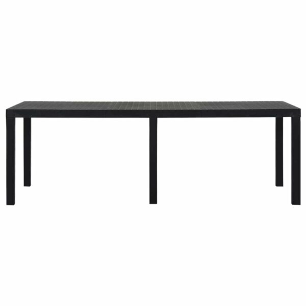 Esstisch IPAE Progarden Indo ind012an Ausziehbar Anthrazit 220 x 90 x 72 cm – Bild 3