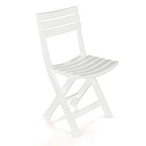 Gepolsterte Campingstuhl IPAE Progarden Birki bir80cbi Weiß 44 x 41 x 78 cm