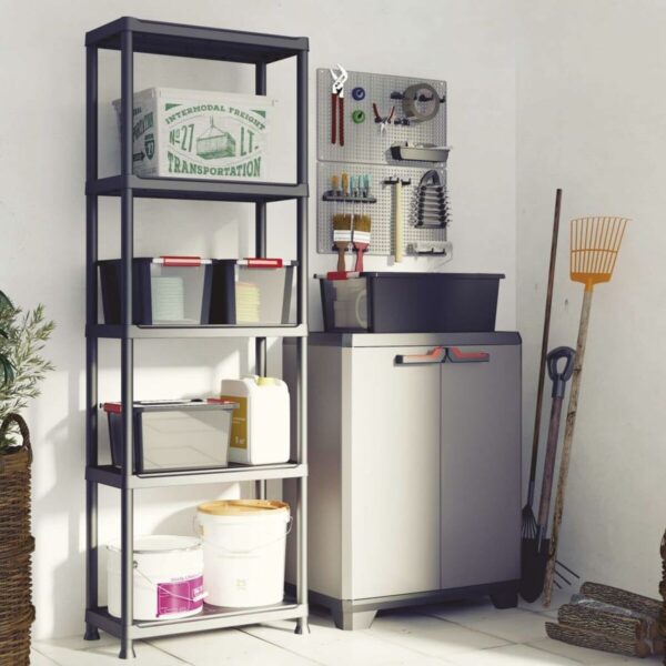 Schrank Keter Stilo Grau Polypropylen 68 x 39 x 90 cm – Bild 2