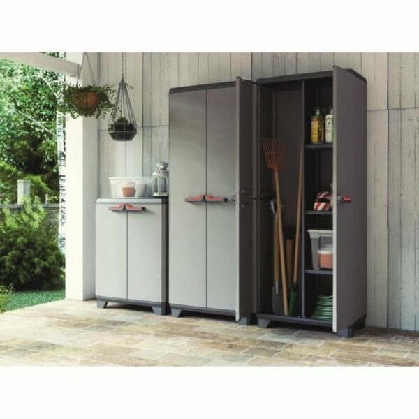 Schrank Keter Stilo Grau Polypropylen 68 x 39 x 90 cm – Bild 3