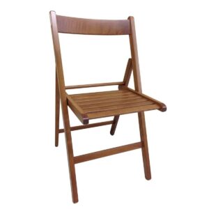 Gepolsterte Campingstuhl Nussbaumholz Buchenholz (79 x 42,5 x 47,5 cm)