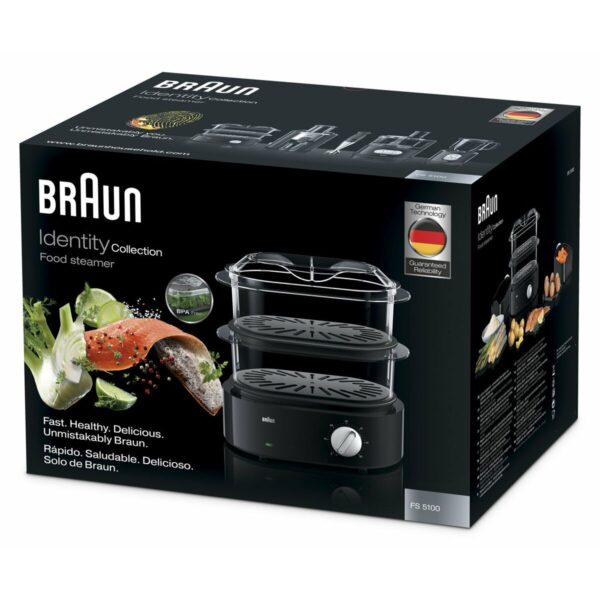 Dampfkocher Braun FS 5100 Schwarz 850 W 850 W – Bild 3