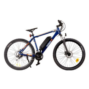 Elektrisches Fahrrad Nilox X6 PLUS 250 W 12800 mAh 27,5″ Schwarz/Blau