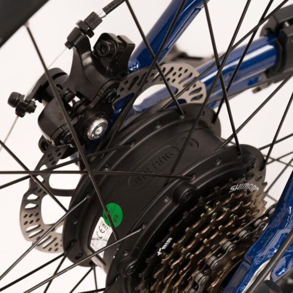 Elektrisches Fahrrad Nilox X6 PLUS 250 W 12800 mAh 27,5" Schwarz/Blau – Bild 4