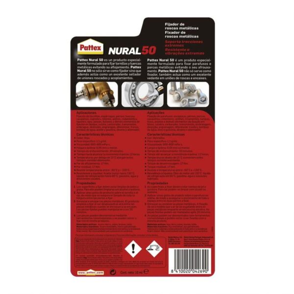 Sekundenkleber Pattex nural 50 10 ml Rot Fluid – Bild 3