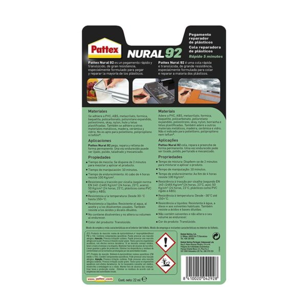 Sekundenkleber Pattex Nural 92 22 ml 1 Stücke – Bild 3