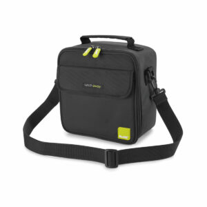 Lunchbox mit Zubehör Ibili 753450 Schwarz Polyester 600 ml 800 ml 21 x 12 x 22 cm