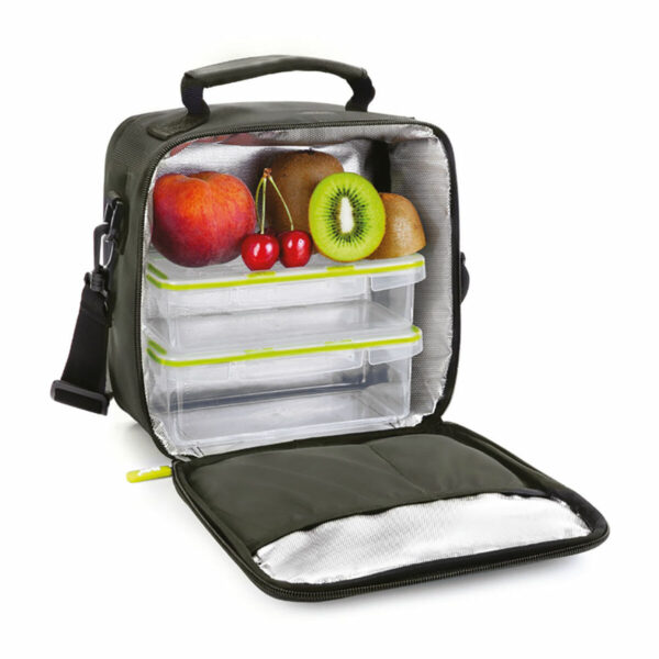 Lunchbox mit Zubehör Ibili 753450 Schwarz Polyester 600 ml 800 ml 21 x 12 x 22 cm – Bild 2