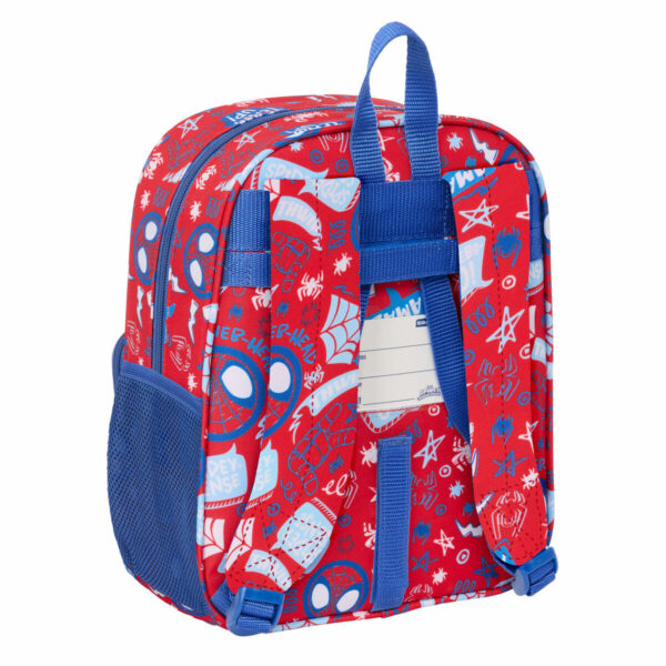 Schulrucksack Spider-Man Rescue Blau Rot 22 x 27 x 10 cm – Bild 2