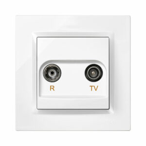 Antennenbuchse für TV und Radio Simon Kunststoff