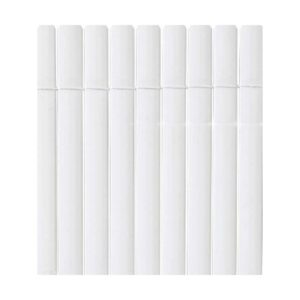 Sichtschutz Nortene Plasticane Oval 1 x 3 m Weiß PVC