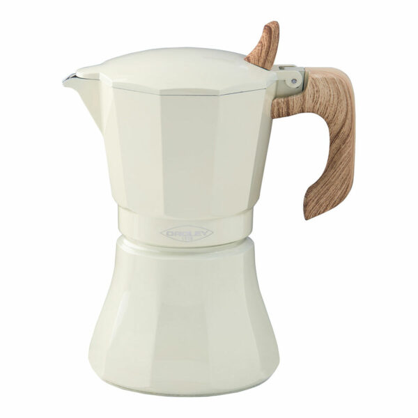 Italienische Kaffeemaschine Oroley Petra Creme Aluminium 6 Tassen