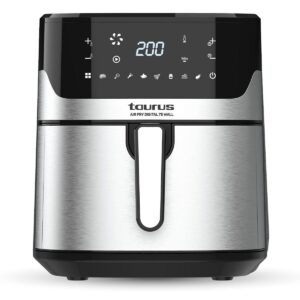Heißluftfritteuse Taurus 973993000 Schwarz Silberfarben 1600 W 6,5 L