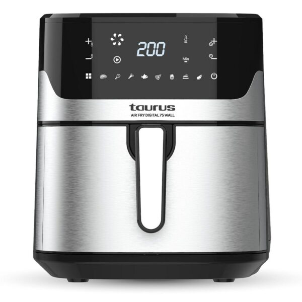 Heißluftfritteuse Taurus 973993000 Schwarz Silberfarben 1600 W 6,5 L