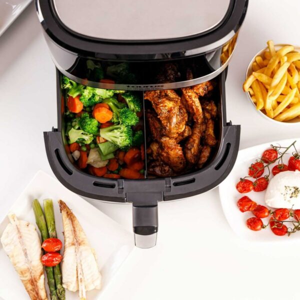 Heißluftfritteuse Taurus 973993000 Schwarz Silberfarben 1600 W 6,5 L – Bild 3