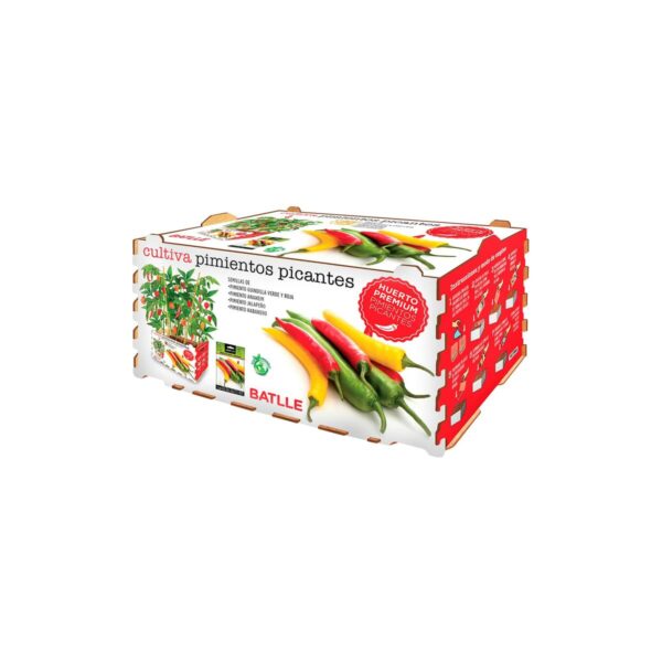 Pflanzset Batlle Paprika Pikant 30 x 19,5 x 16,2 cm – Bild 2