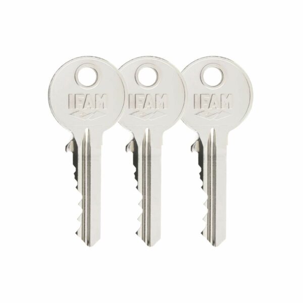 Sicherheitsschloss IFAM B5/50 Stahl Messing obenauf legen – Bild 2