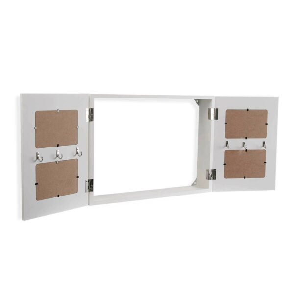 Schlüsselschrank Versa Wte 8 x 33 x 46 cm Weiß – Bild 2